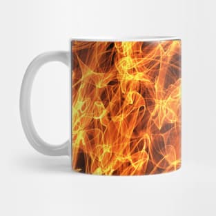 Burning fire effect Mug